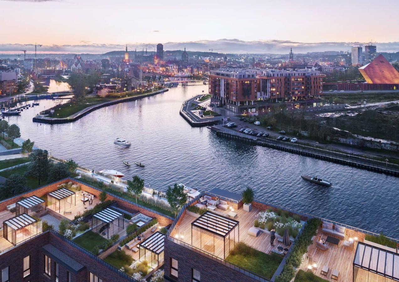 Riverside Apartments Nadmotlawie - Gym & Sauna, Free Parking Gdańsk Eksteriør billede