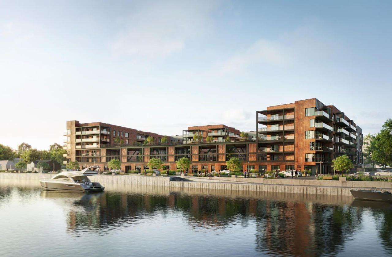 Riverside Apartments Nadmotlawie - Gym & Sauna, Free Parking Gdańsk Eksteriør billede